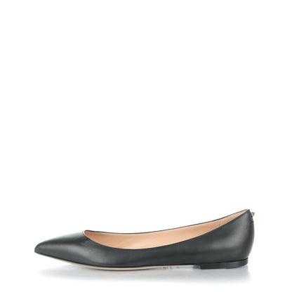 Valentino Garavani Nappa Rockstud Ballet Flats 40 Black 1 of 7