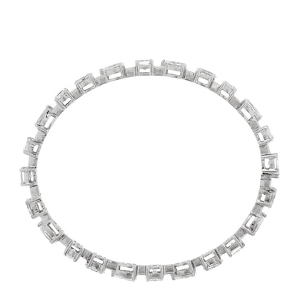 Parker & West by FASHIONPHILE 18K White Gold Diamond 5.50ctw Emerald Marquis Oval Pear Princess Cut Bracelet 4 of 6