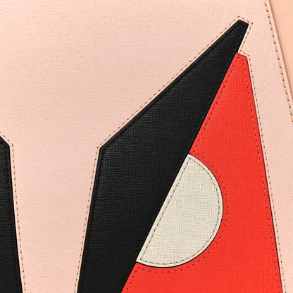 Fendi Vitello Elite Monster Petite 2Jours Tote Rosa Plaster 8 of 21