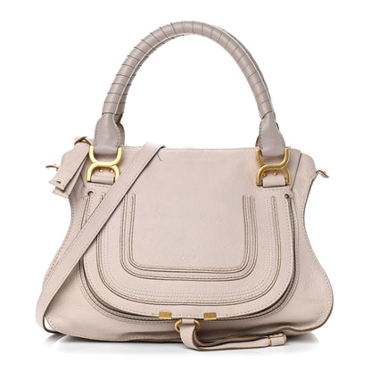Chloe Calfskin Medium Marcie Satchel Powder Beige 1 of 9