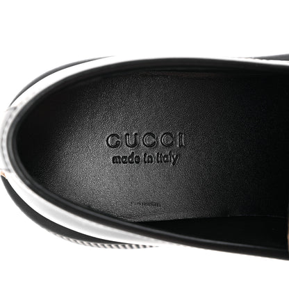 Gucci Cordovan Lux Dionysus Hunder Loafers 36 Black 8 of 14