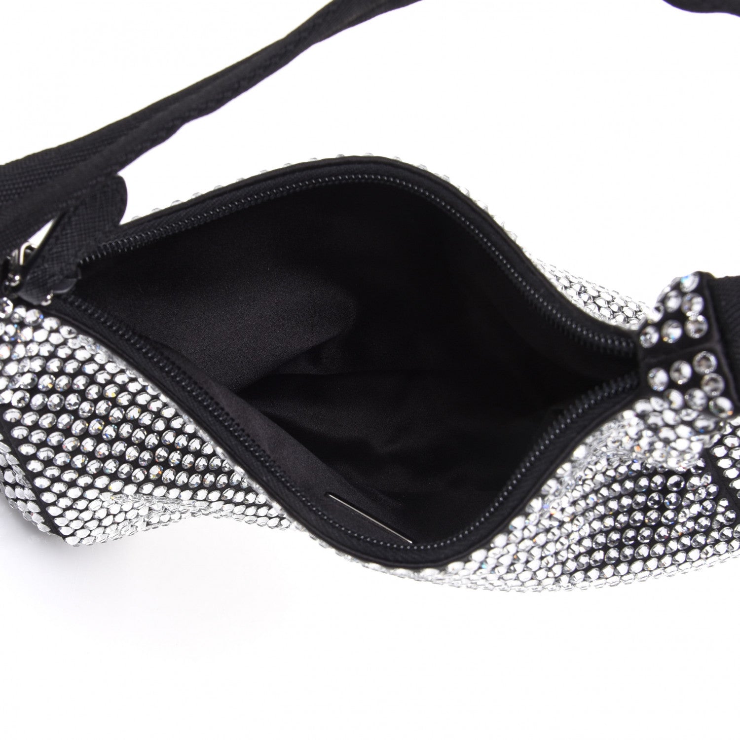 Prada Satin Crystal Mini Re-Edition 2000 Bag Cristal 4 of 4
