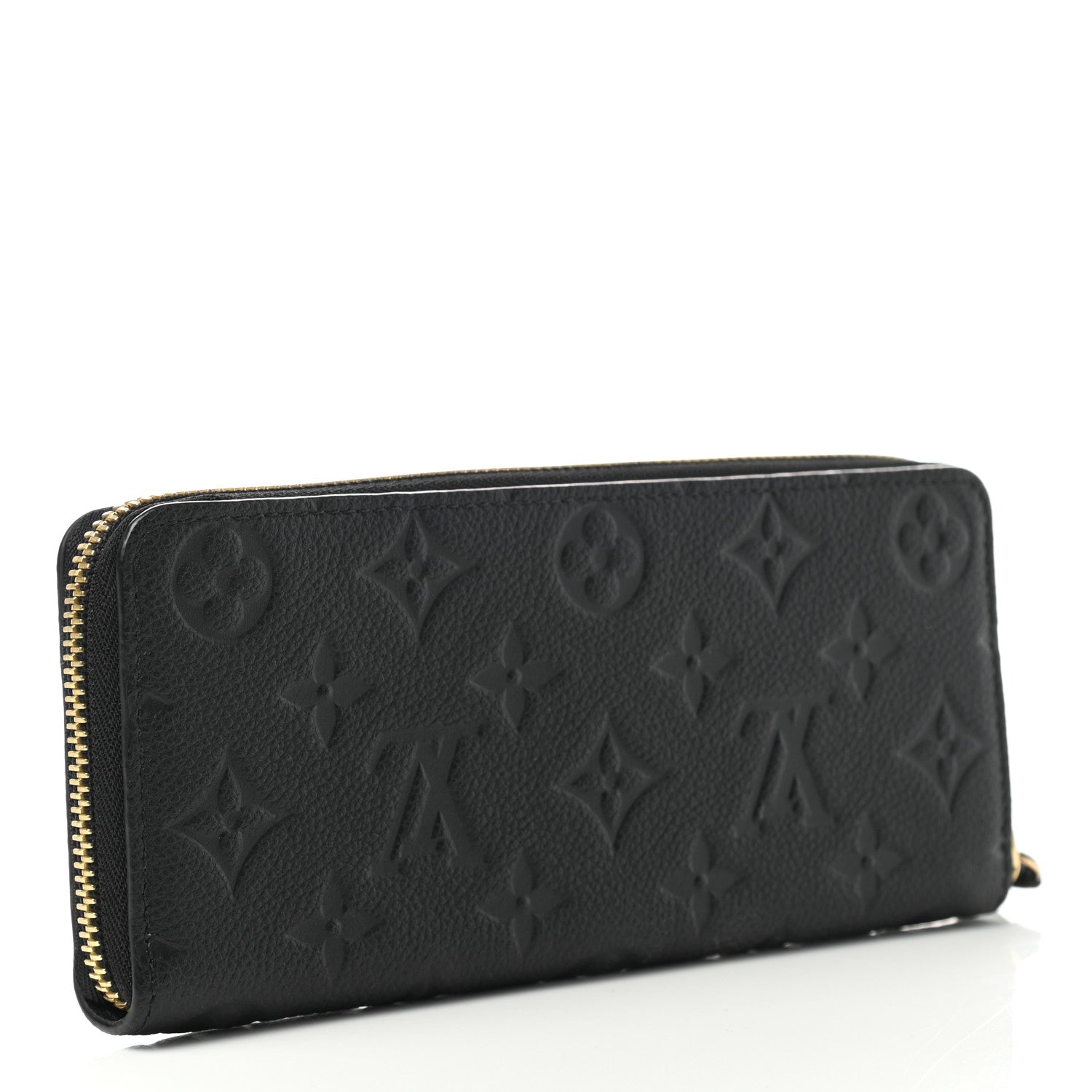 Louis Vuitton Empreinte Clemence Wallet Black 2 of 7