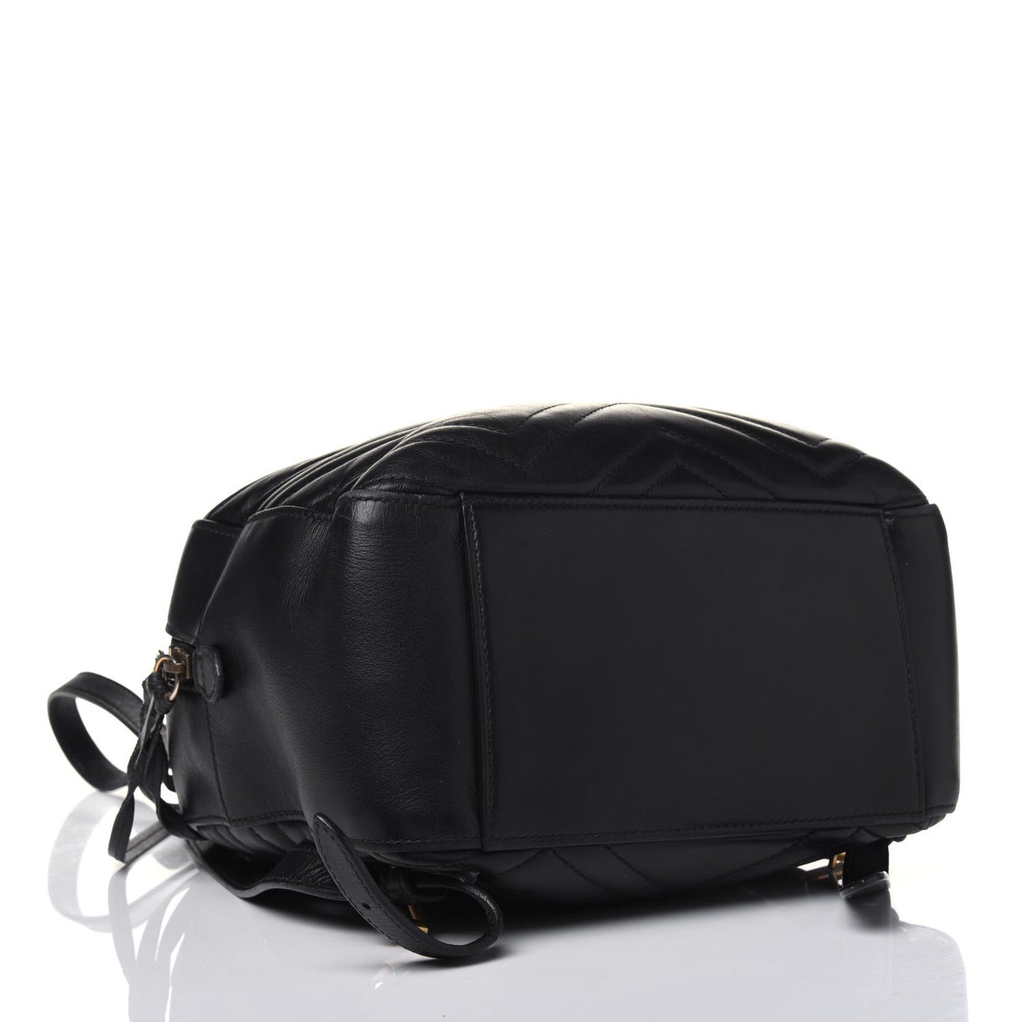 Calfskin Matelasse GG Marmont Dome Backpack Black
