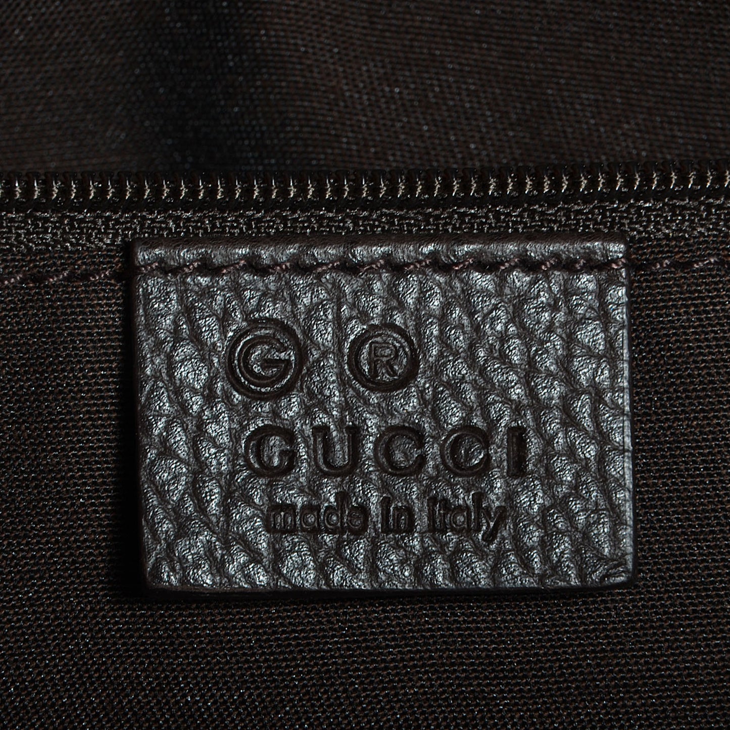 Crystal Monogram Medium GG Tote Brown