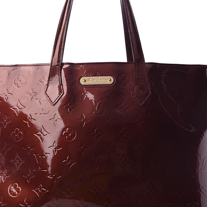 Louis Vuitton Vernis Wilshire MM Rouge Fauviste 7 of 15