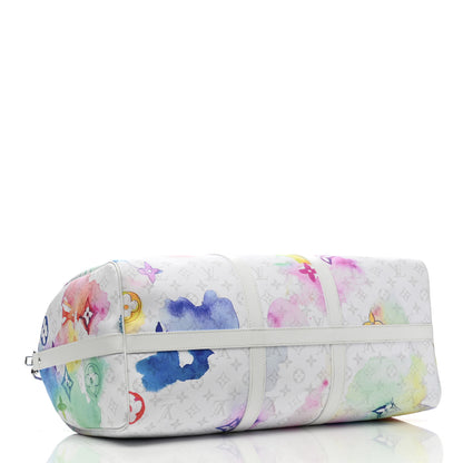 Louis Vuitton Monogram Watercolor Keepall Bandouliere 50 Multicolor 3 of 10