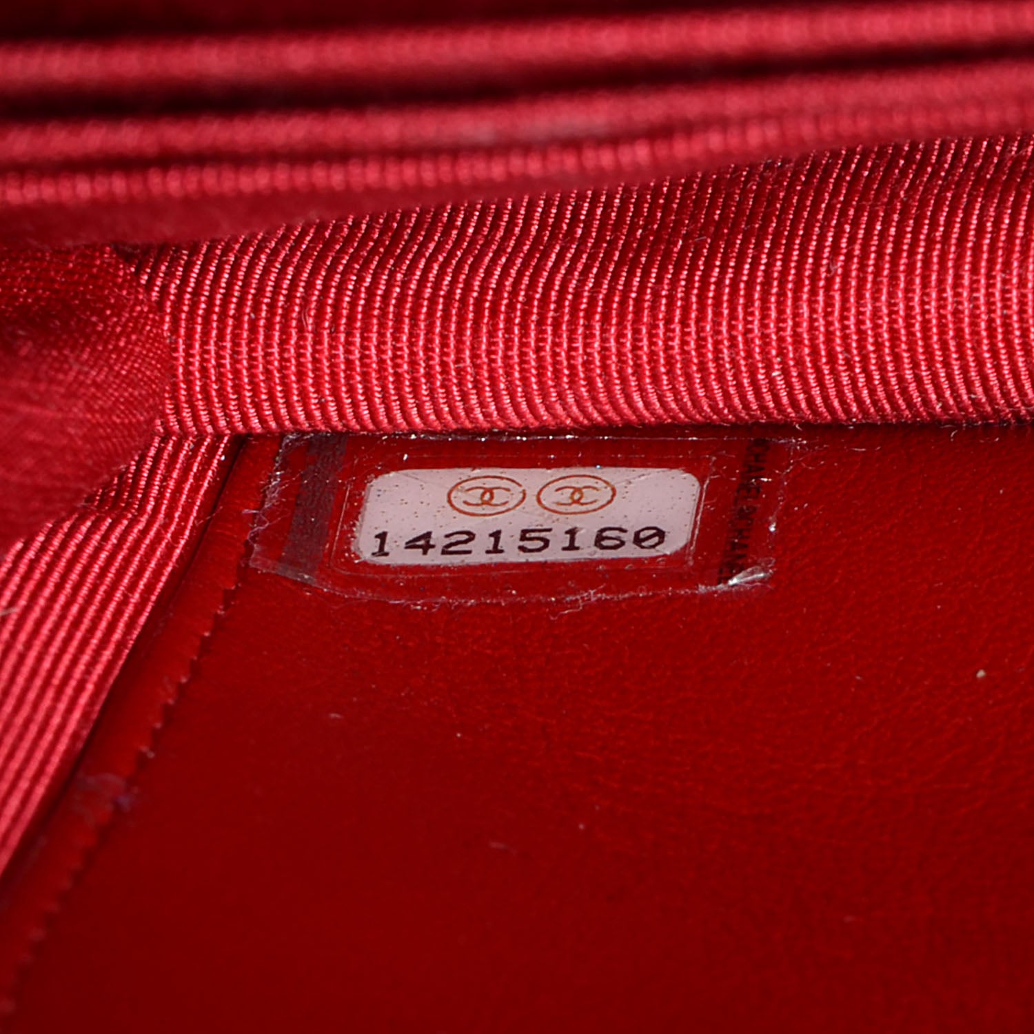 Chanel Patent Quilted Wallet On Chain WOC Red 7 of 8