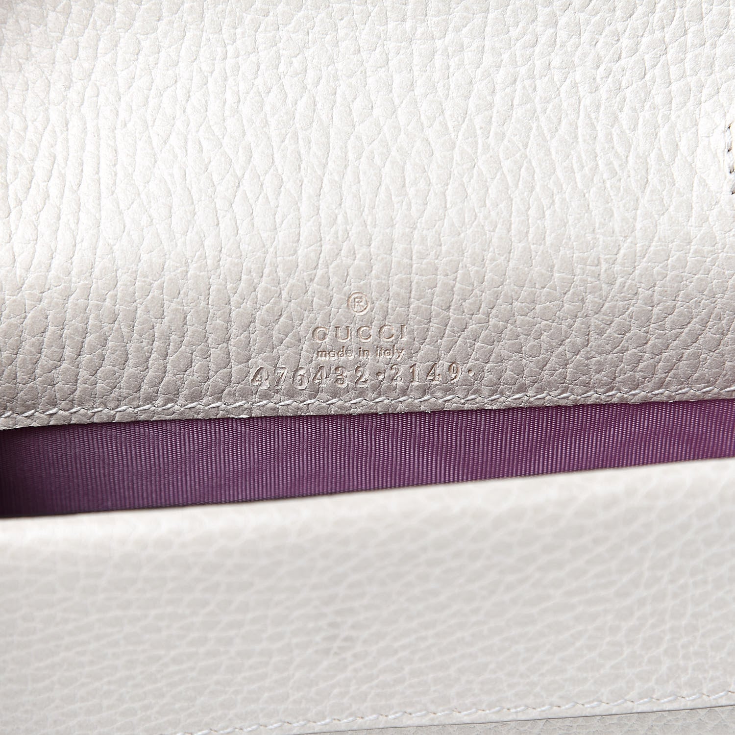 Gucci Dollar Calfskin Crystal Super Mini Dionysus Shoulder Bag Mystic White Black Diamond 6 of 12