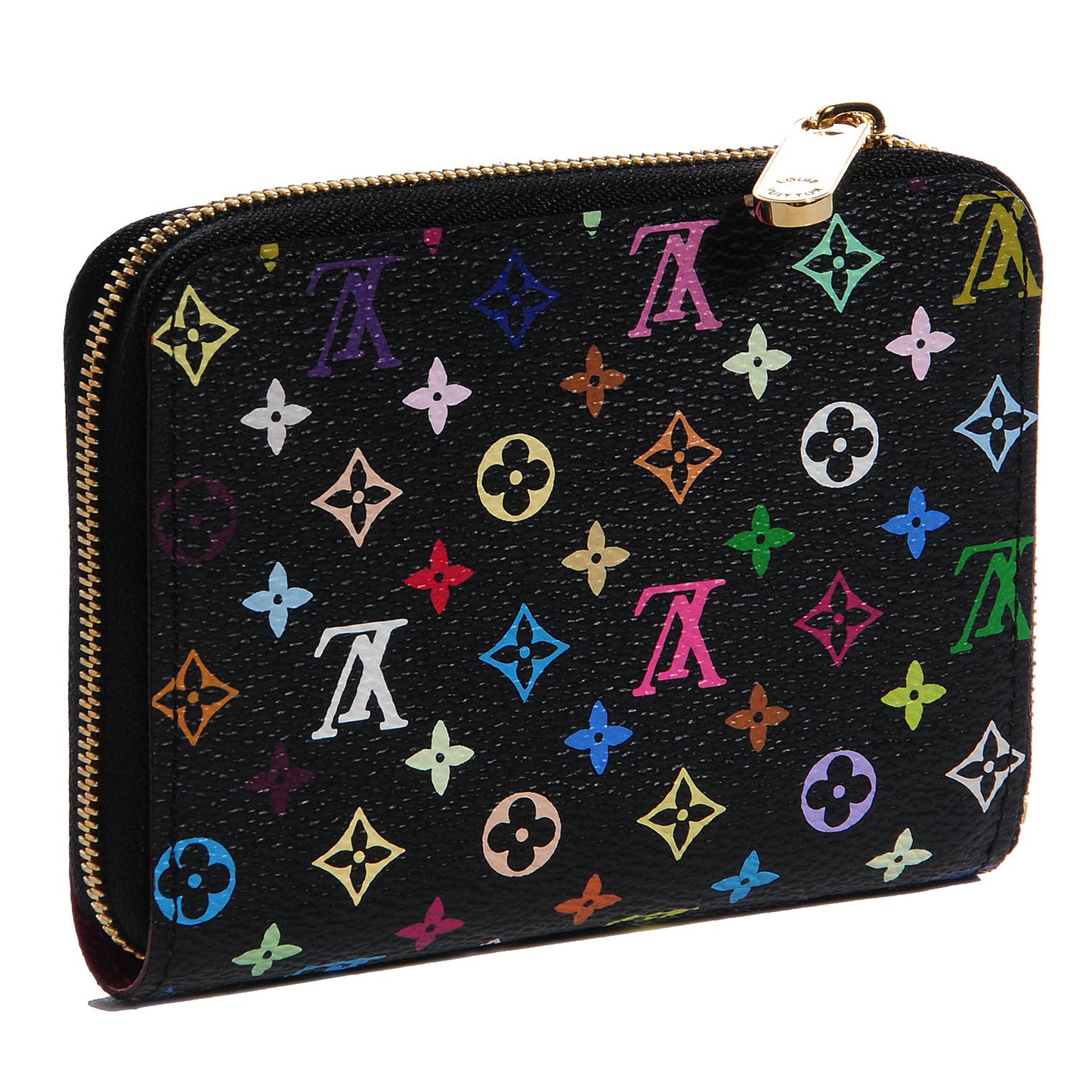 Monogram Multicolor Zippy Coin Purse Black Grenade