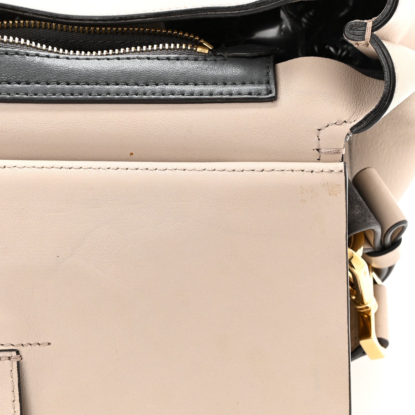 Calfskin Small Mystic Shoulder Bag Natural