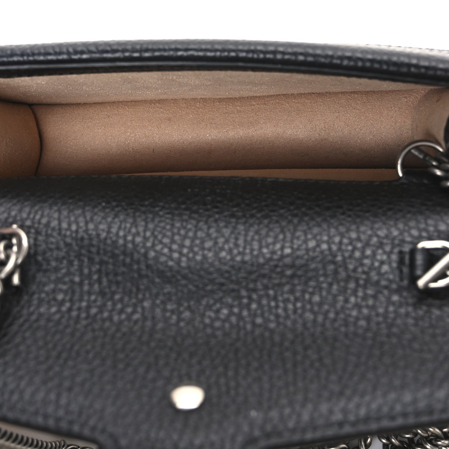 Gucci Calfskin Super Mini Dionysus Shoulder Bag Black 5 of 10