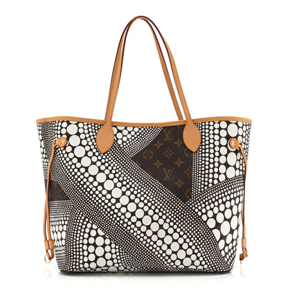 Louis Vuitton Monogram Kusama Waves Neverfull MM White 1 of 11