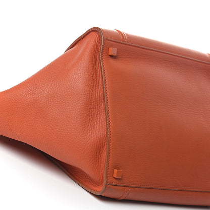 Celine Supple Calfskin Medium Phantom Luggage Orange 11 of 16