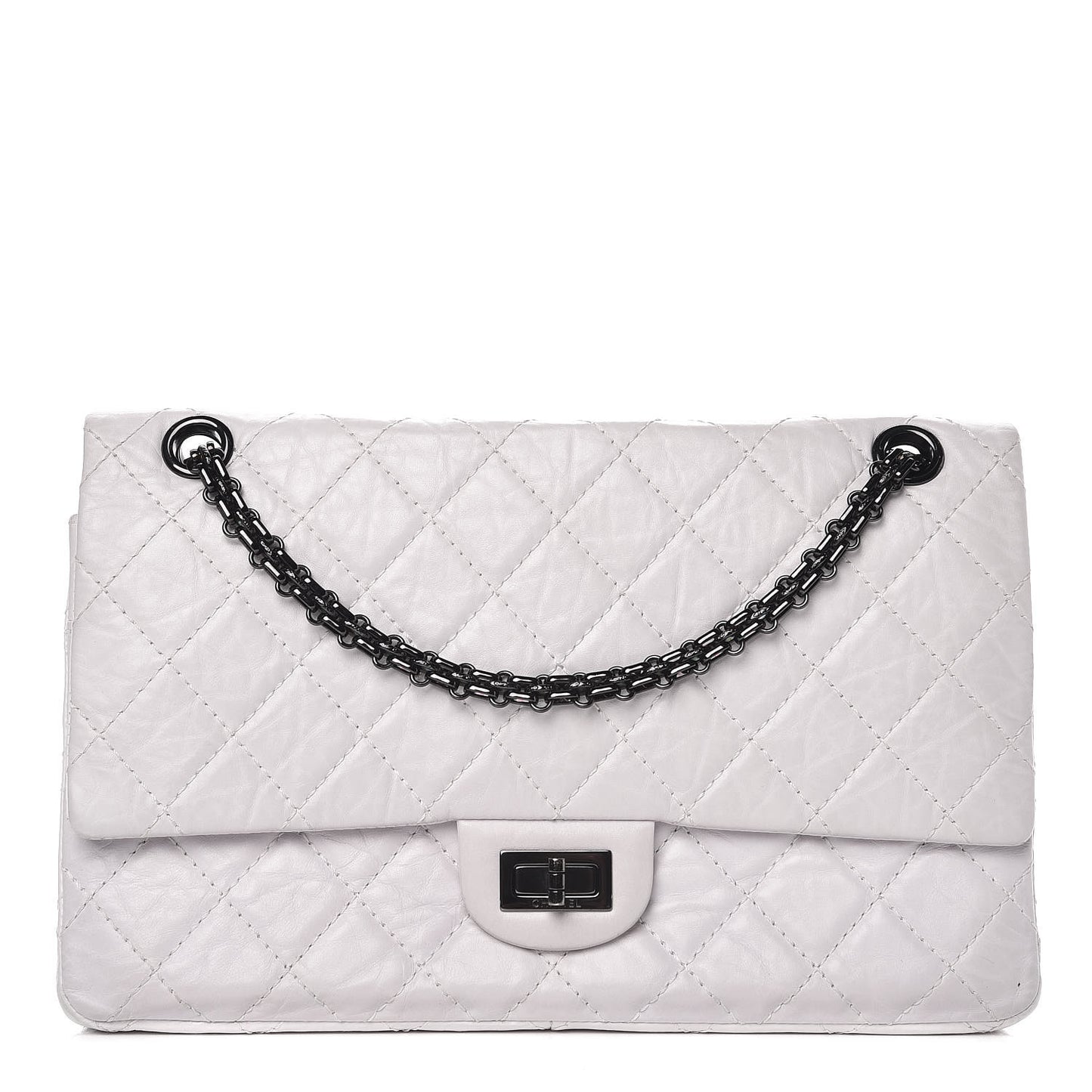 Aged Calfskin 2.55 Reissue 226 Flap White