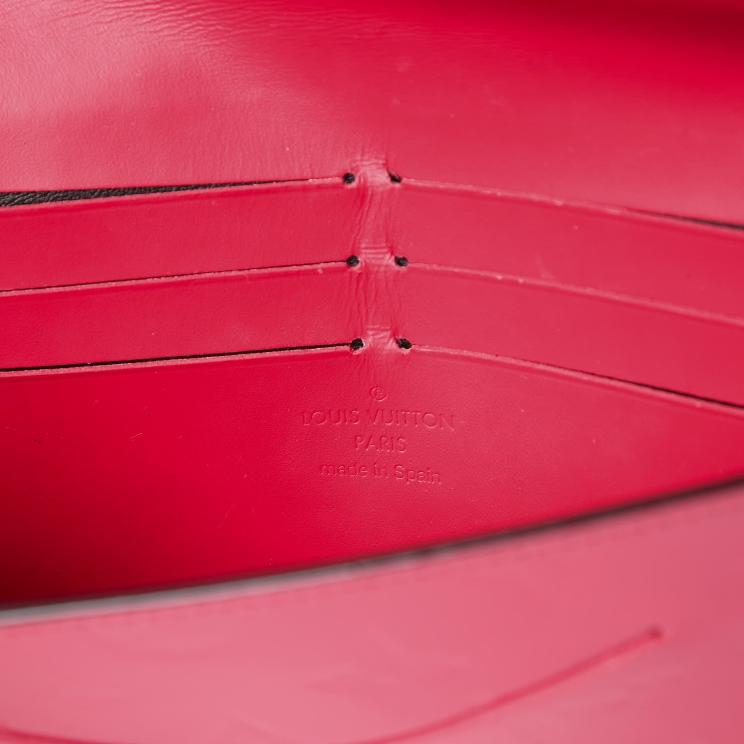 Louis Vuitton Vernis Jeanne Wallet Hot Pink 7 of 8