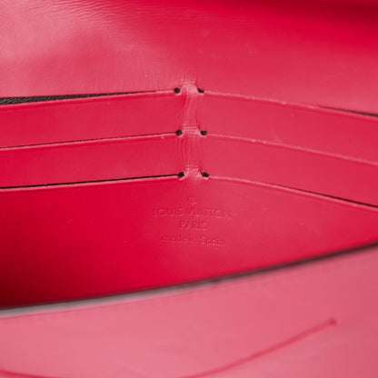 Louis Vuitton Vernis Jeanne Wallet Hot Pink 7 of 8