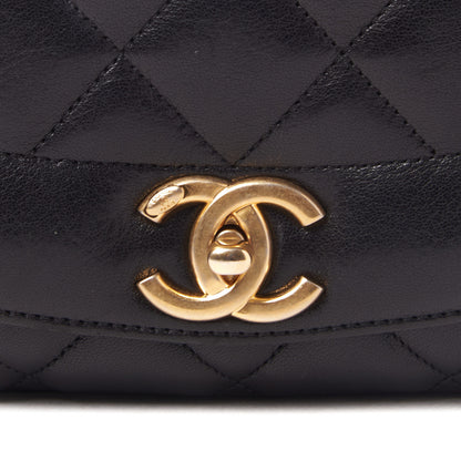Chanel Lambskin Quilted Medium Single Flap Black 9 of 9