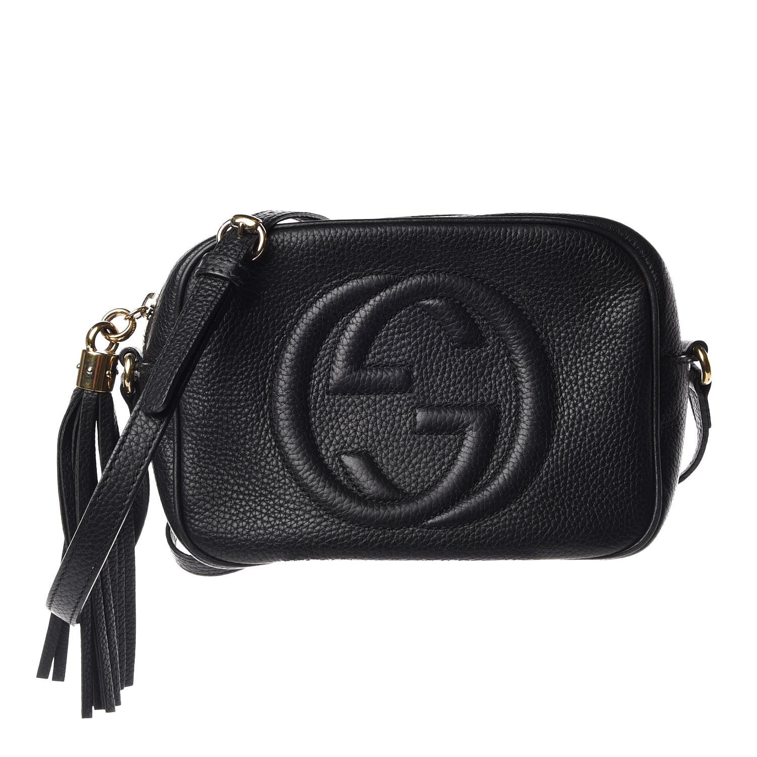 Gucci Pebbled Calfskin Small Soho Disco Bag Black 1 of 13