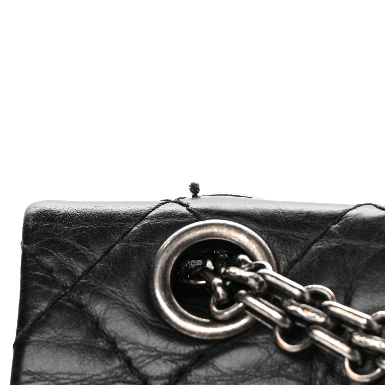 Chanel Aged Calfskin Quilted 2.55 Reissue 225 Flap Black 15 of 15