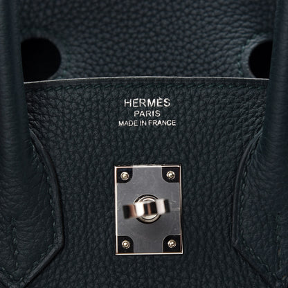 Hermes Togo Birkin 25 Vert Cypress 5 of 9