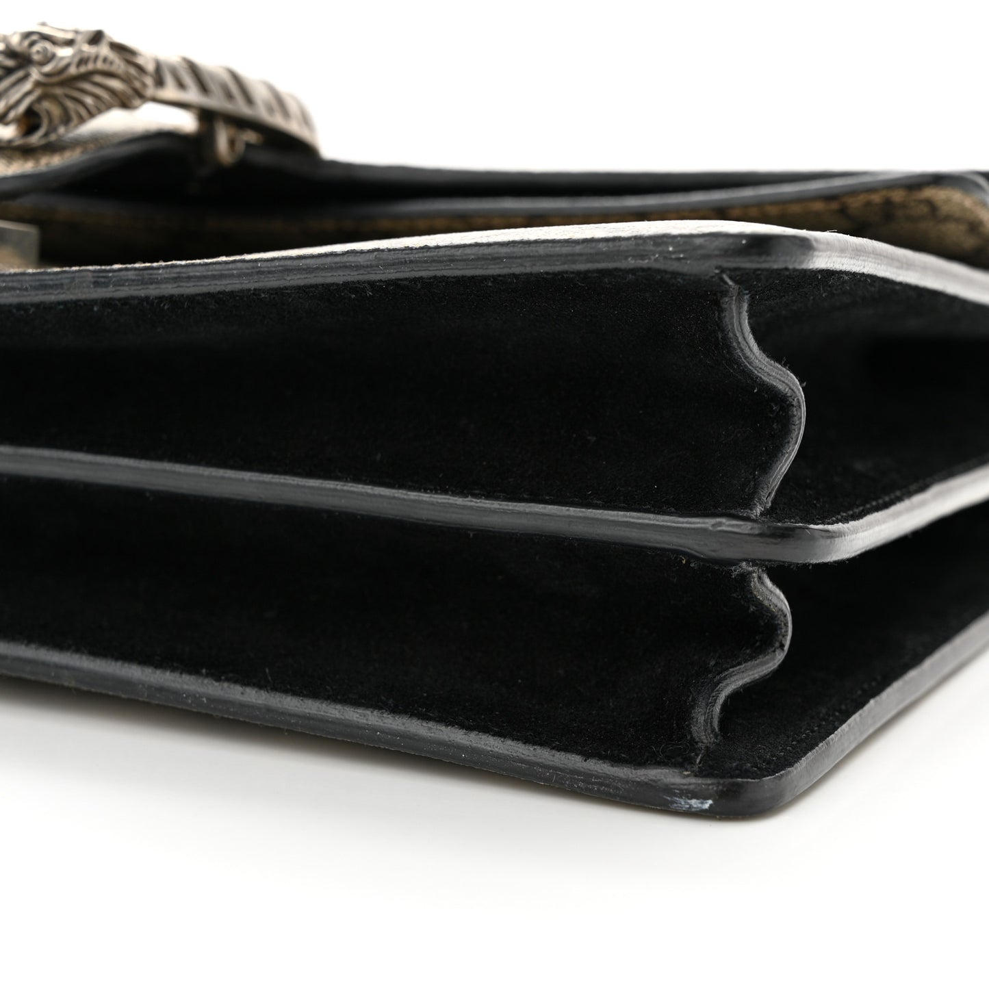 GG Supreme Monogram Small Dionysus Shoulder Bag Black