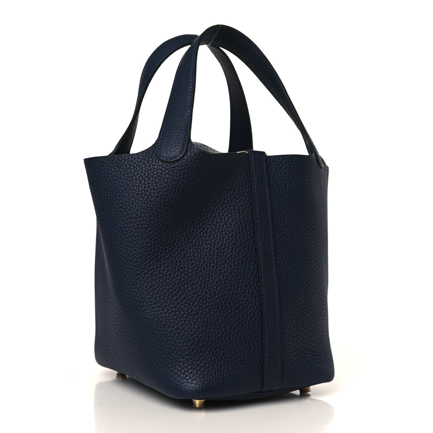 Hermes Taurillon Clemence Picotin Lock 18 PM Bleu Nuit 3 of 10