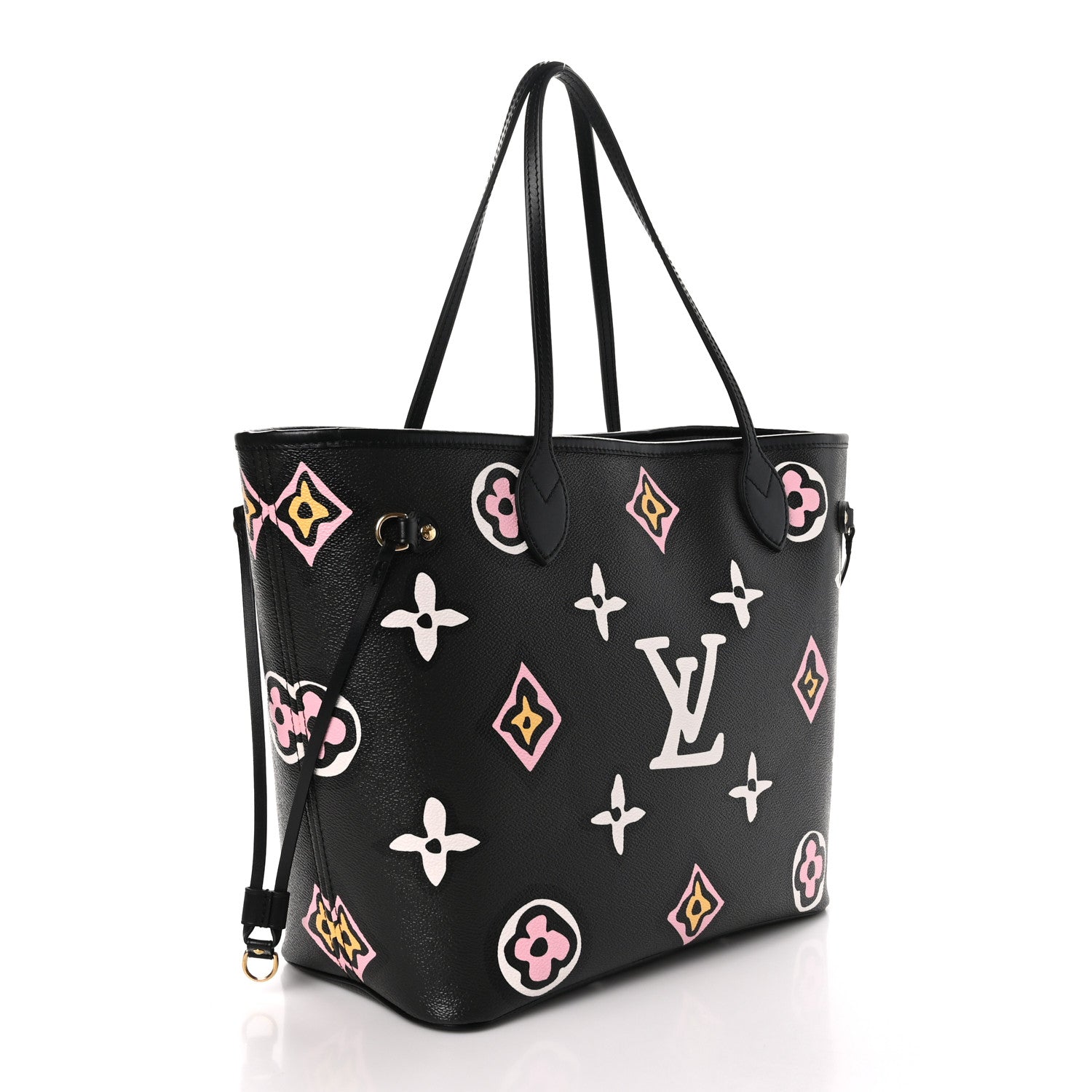 Louis Vuitton Monogram Giant Wild at Heart Neverfull MM Black 4 of 10