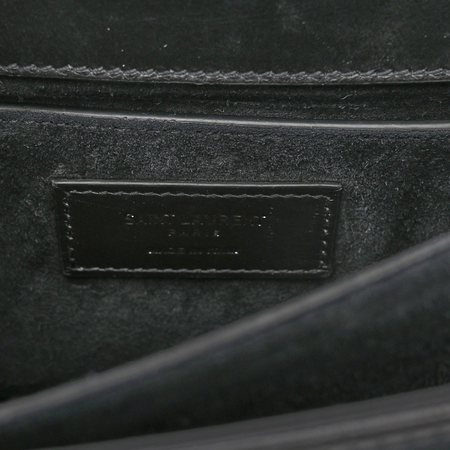 Saint Laurent Lambskin Mixed Quilted Medium Monogram Sunset Black 6 of 10