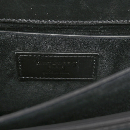 Saint Laurent Lambskin Mixed Quilted Medium Monogram Sunset Black 6 of 10
