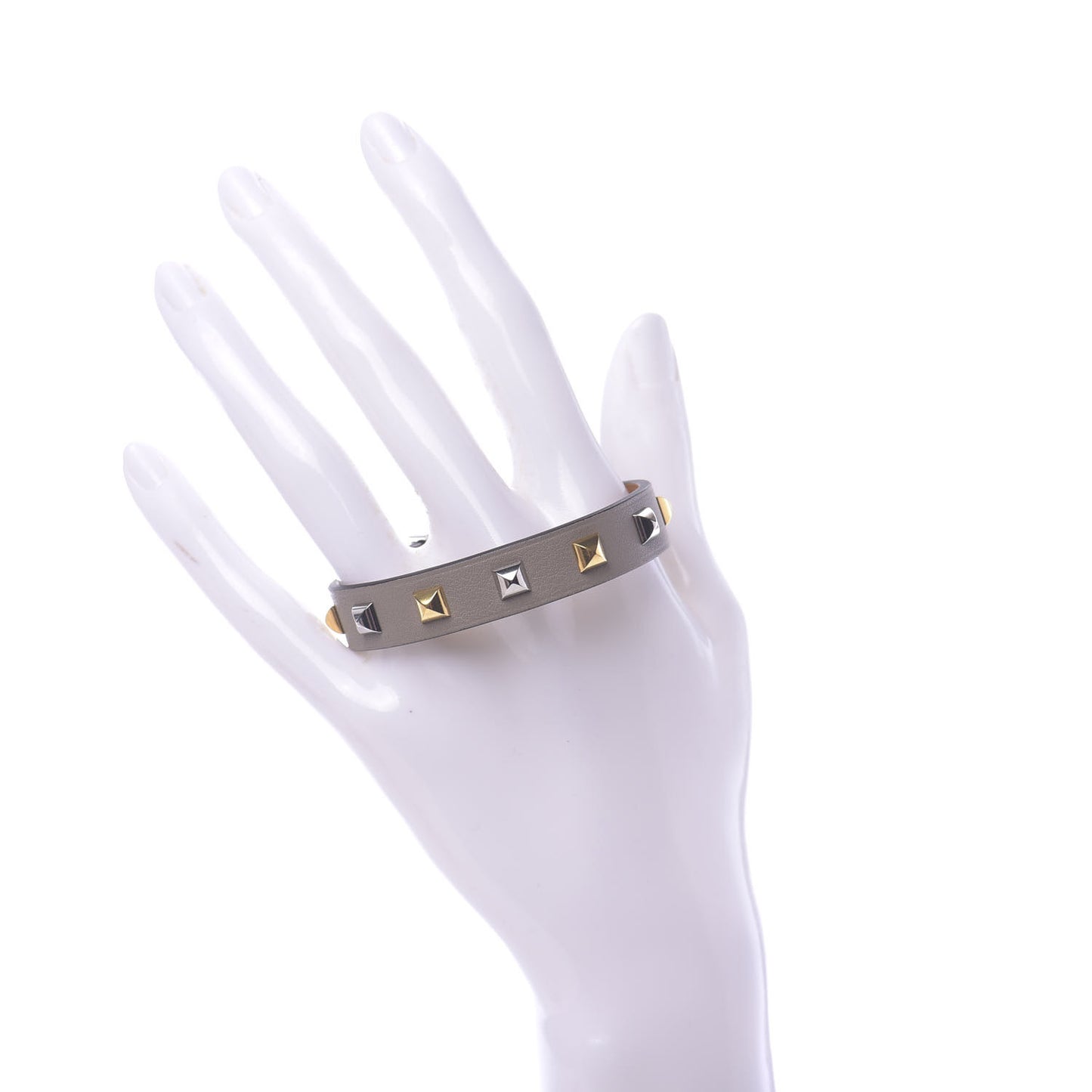 Swift Mini Dog Clous Carres Bracelet T2 Gris Asphalte