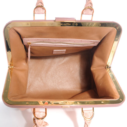 Louis Vuitton Ostrich Frame Speedy Pink 5 of 7