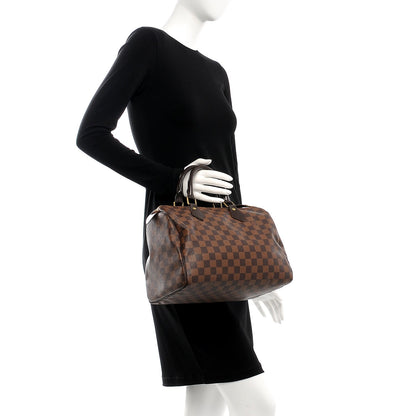 Louis Vuitton Damier Ebene Speedy 30 2 of 10