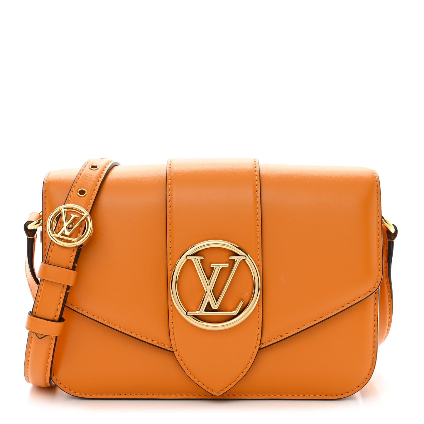 Smooth Calfskin LV Pont 9 Summer Gold