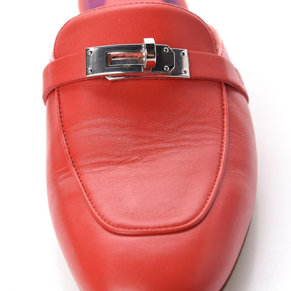 Hermes Calfskin Oz Mules 38 Pavot 14 of 15