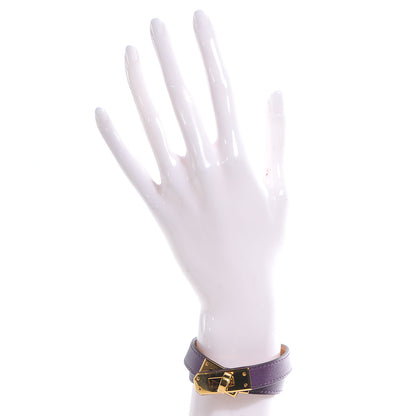 Hermes Swift Kelly Double Tour Bracelet M Ultraviolet 2 of 7
