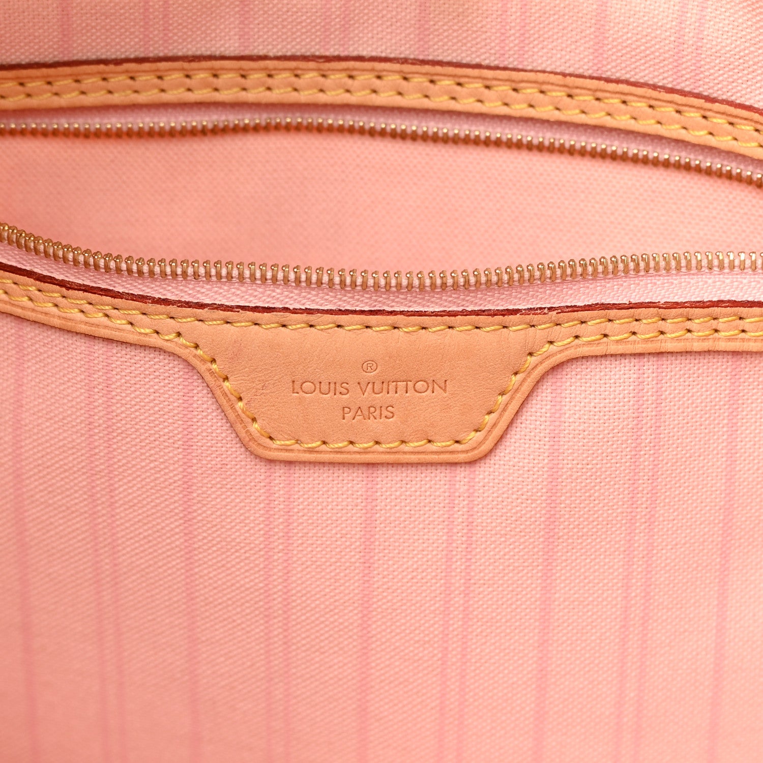 Louis Vuitton Damier Azur Delightful MM Rose Ballerine 6 of 19