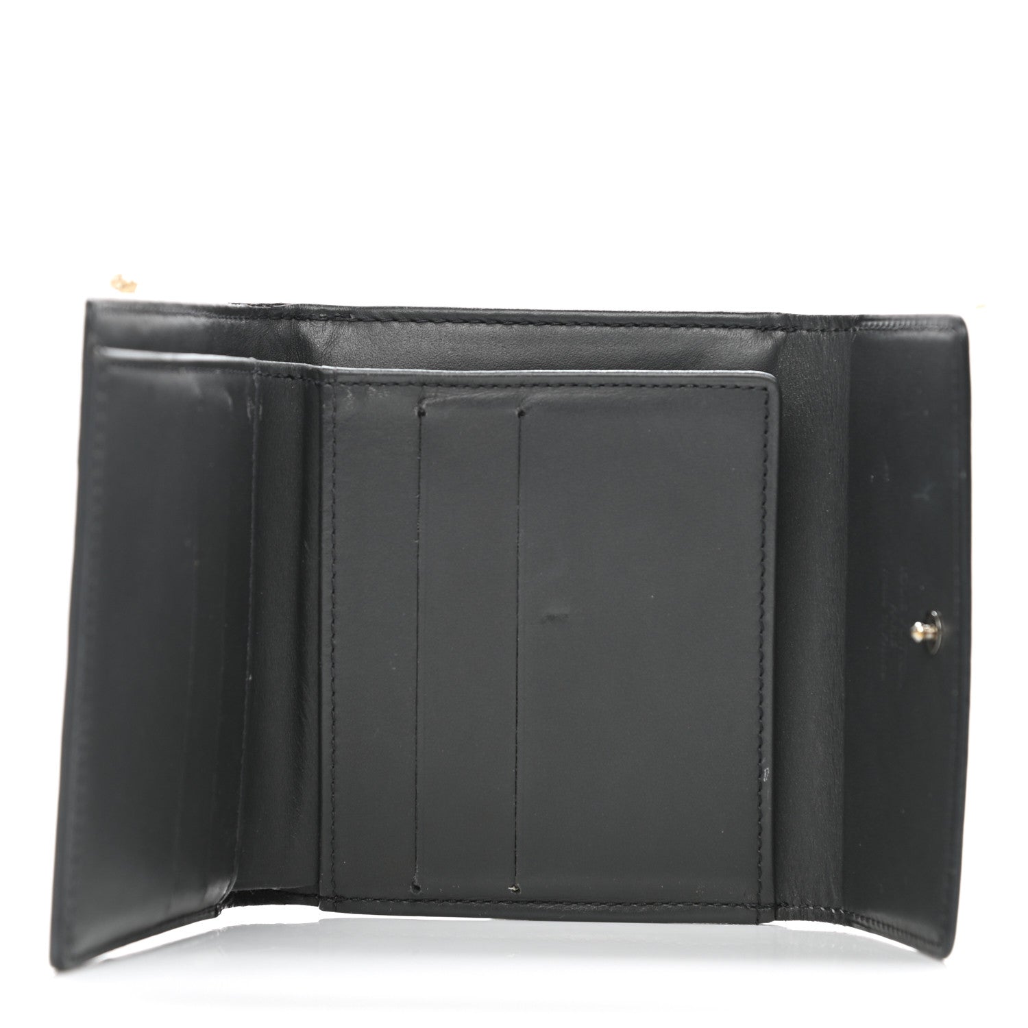 Louis Vuitton Mat Monogram Elise Wallet Black 5 of 7