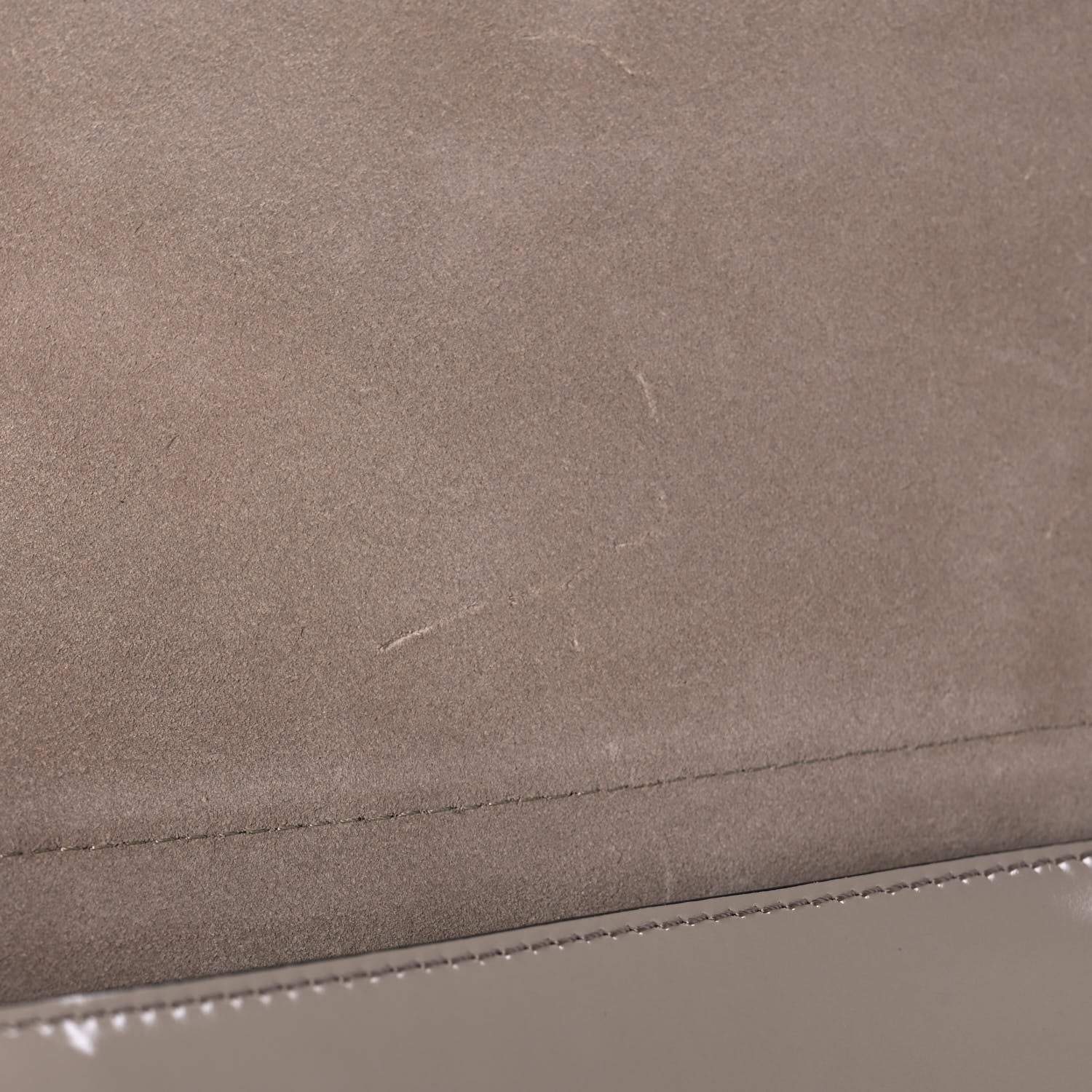 Chloe Patent Calfskin Medium Faye Shoulder Bag Motty Grey 10 of 10