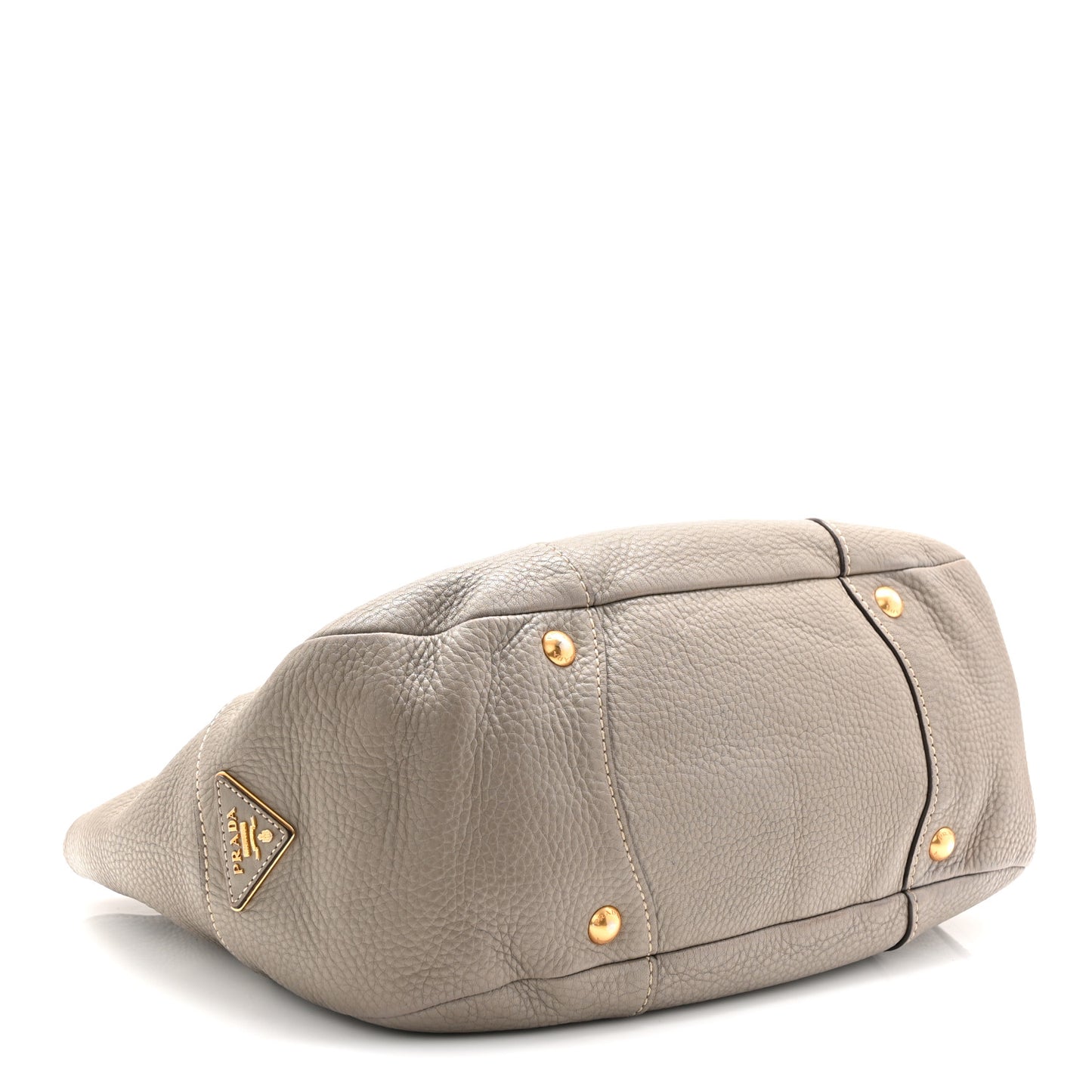 Vitello Daino Pushlock Tote Argilla