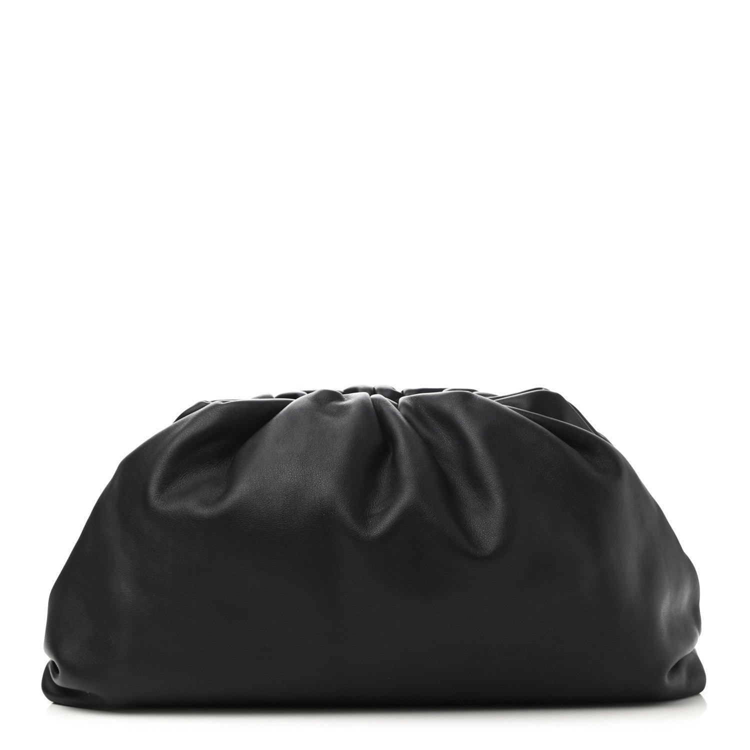 Bottega Veneta Smooth Butter Calf The Pouch Oversized Clutch Black 1 of 10