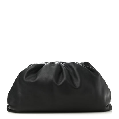 Bottega Veneta Smooth Butter Calf The Pouch Oversized Clutch Black 1 of 10