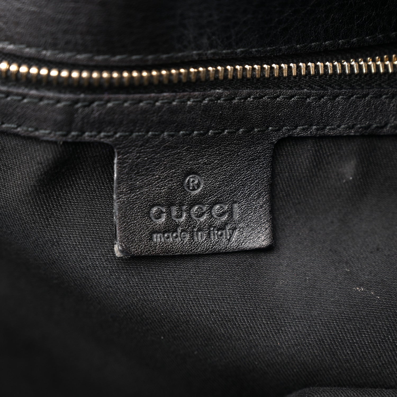 Gucci Calfskin Large Horsebit Chain Hobo Black 6 of 14