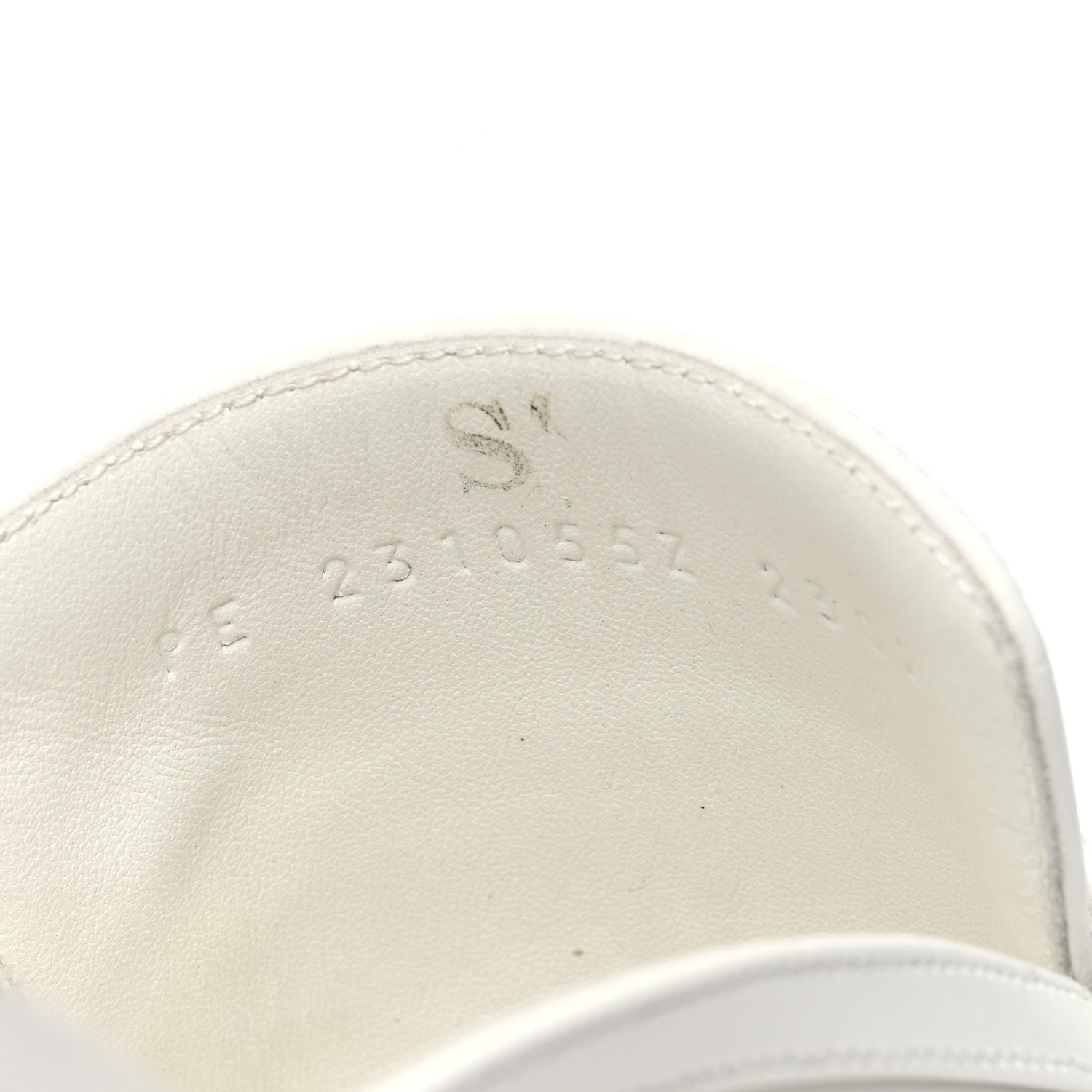 Hermes Calfskin Womens Groupie Mules 39 White 8 of 9