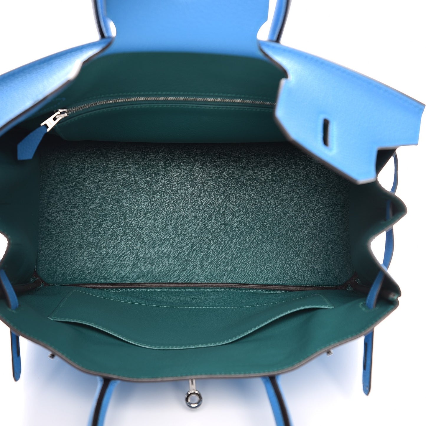 Togo Birkin 30 Bleu Zanzibar Malachite