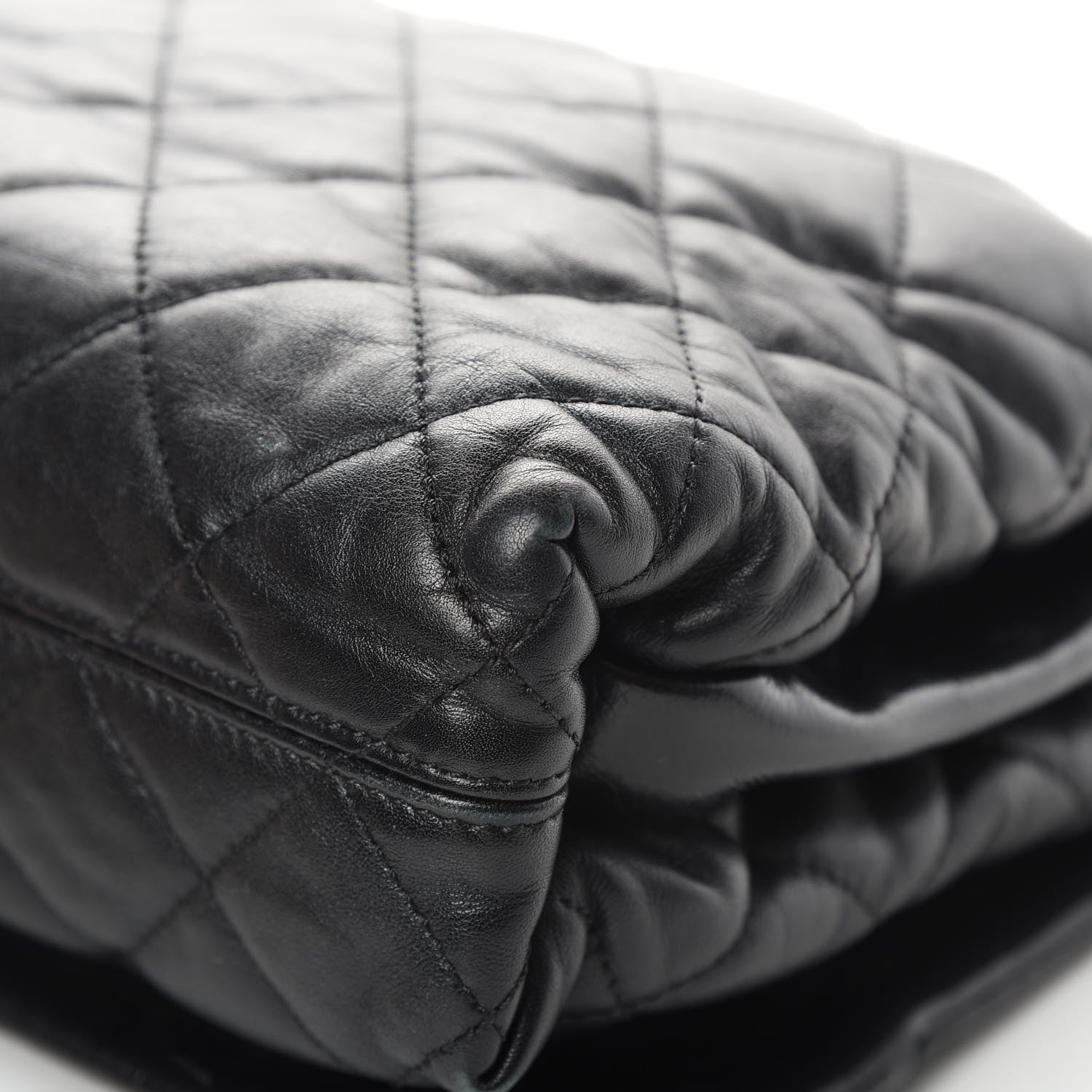 Chanel Calfskin Quilted Jumbo Soft Elegance Flap Black 11 of 16