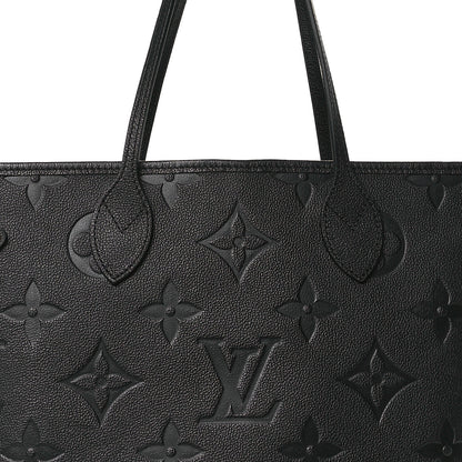 Louis Vuitton Empreinte Monogram Giant Neverfull MM Black 7 of 10