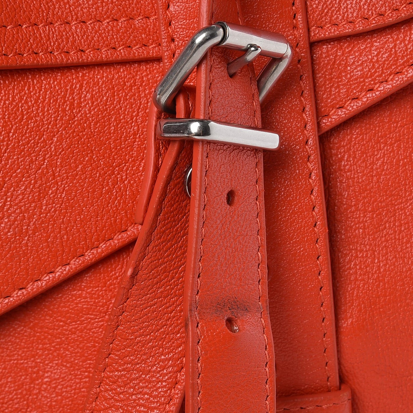 Lambskin Medium PS1 Satchel Orange Pepper