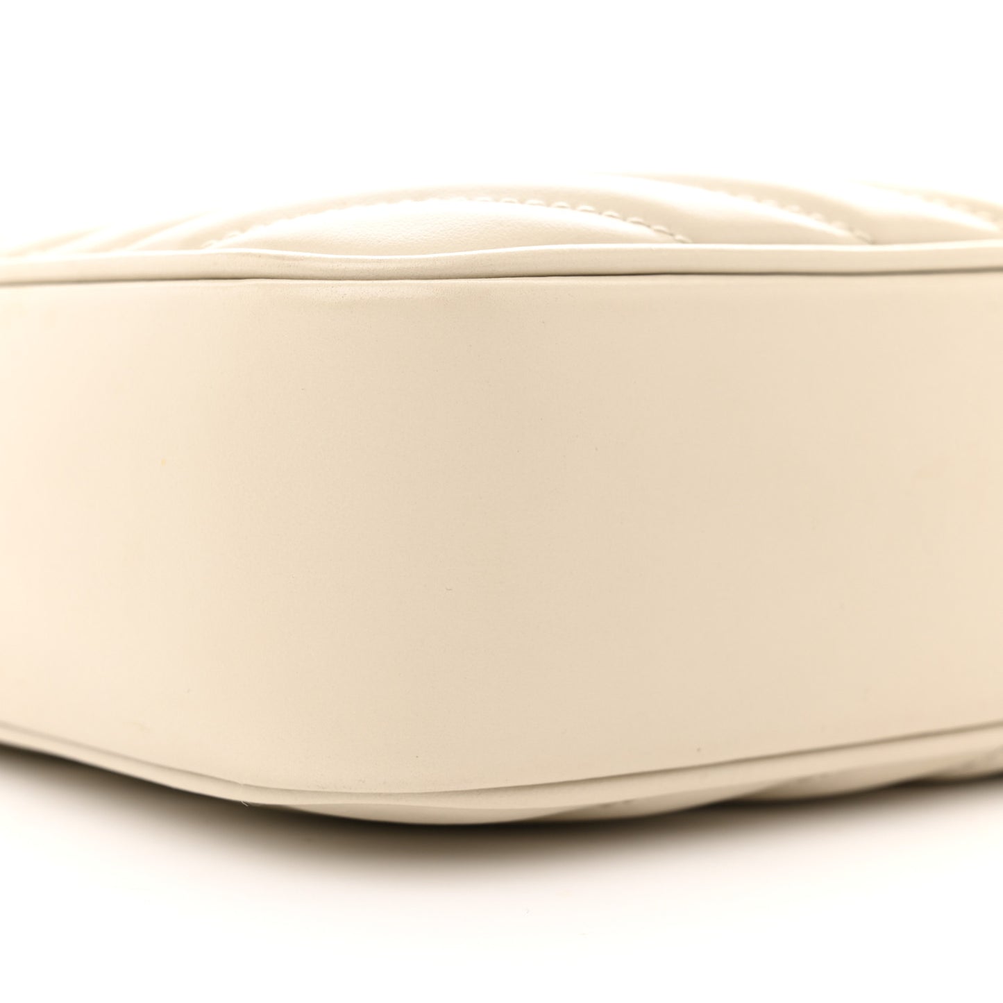 Calfskin Matelasse Monogram Lou Camera Bag Crema Soft