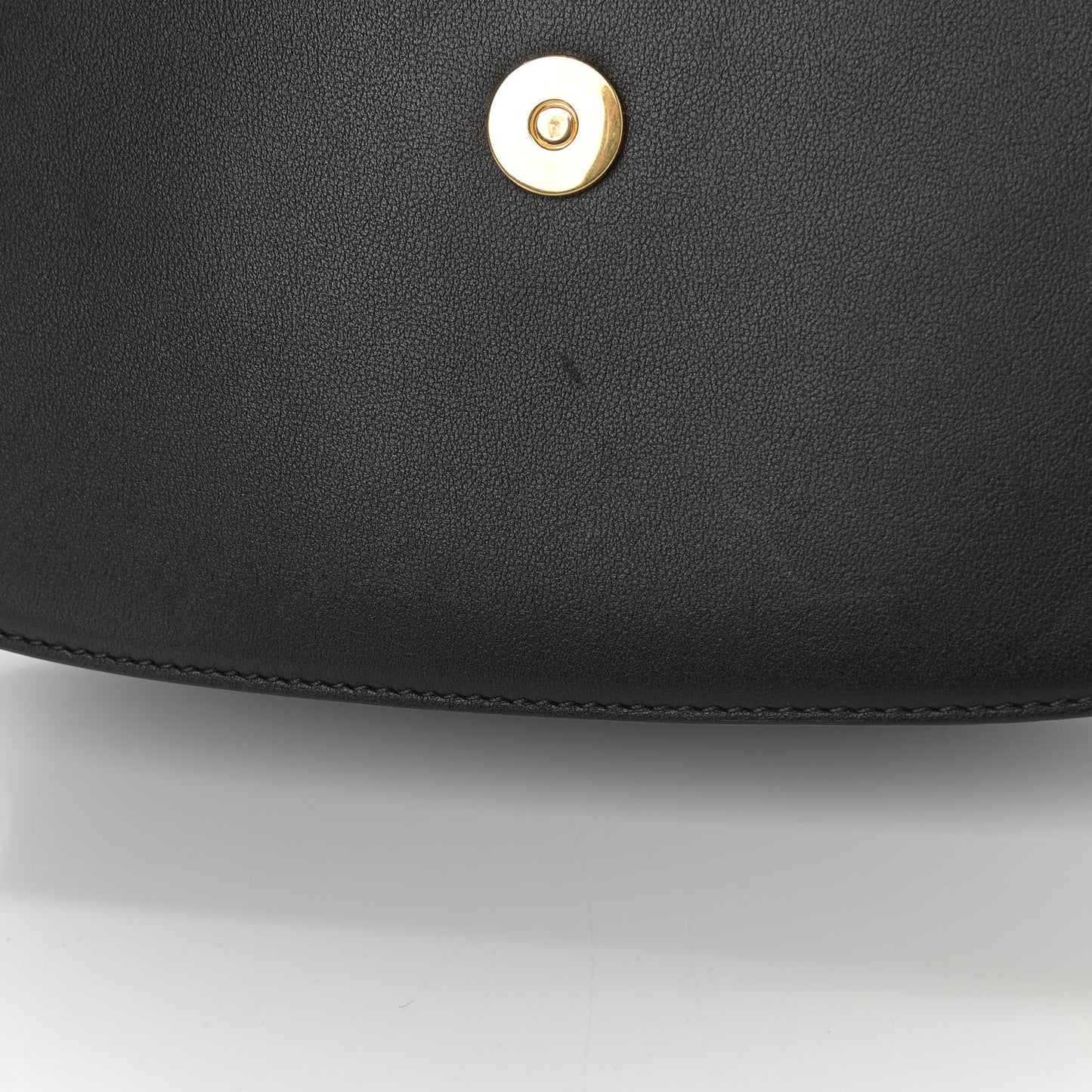 Smooth Calfskin Supervee Shoulder Bag Black